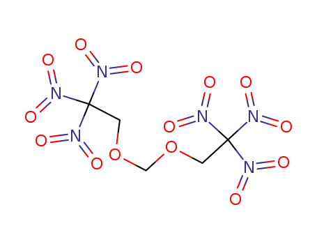 Molecular Structure of 6263-74-7 (1,1,1-trinitro-2-[(2,2,2-trinitroethoxy)methoxy]ethane)