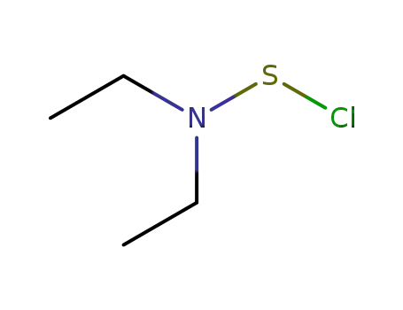 Molecular Structure of 14274-26-1 (Amidosulfenyl chloride, diethyl-)