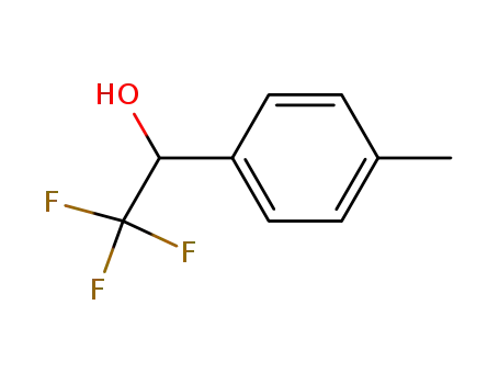 Molecular Structure of 446-65-1 (2,2,2-trifluoro-1-p-tolylethanol)