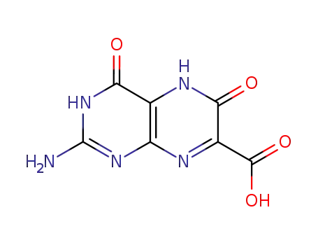 Molecular Structure of 2757-91-7 (7-Pteridinecarboxylicacid, 2-amino-4,4a,5,6-tetrahydro-4,6-dioxo-)