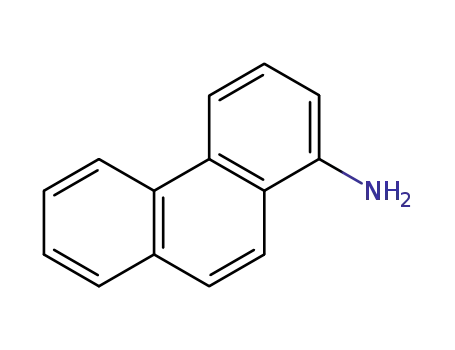 Molecular Structure of 4176-53-8 (1-Aminophenanthrene)