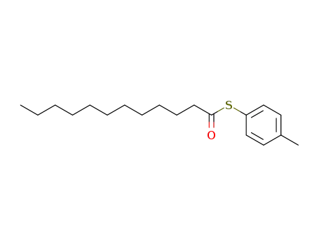 Dodecanethioic acid, S-(4-methylphenyl) ester