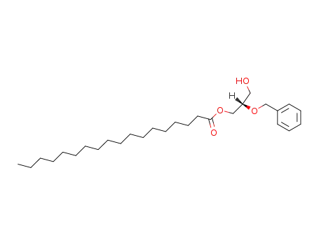 Octadecanoic acid, 3-hydroxy-2-(phenylmethoxy)propyl ester, (S)-