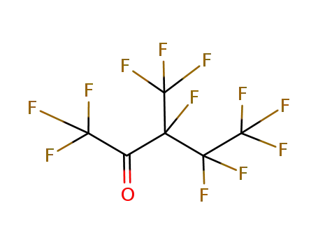 Molecular Structure of 93830-92-3 (2-Pentanone, 1,1,1,3,4,4,5,5,5-nonafluoro-3-(trifluoromethyl)-)