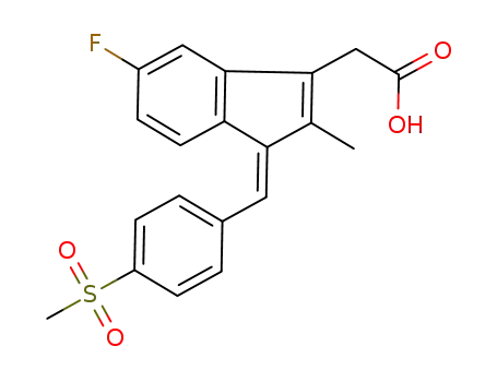 Molecular Structure of 59973-80-7 (SULINDAC SULFONE)
