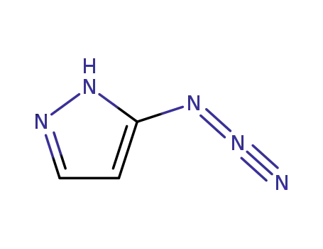 Molecular Structure of 29176-21-4 (1H-Pyrazole, 3-azido-)