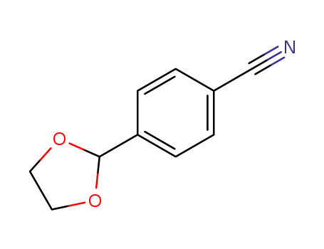 Molecular Structure of 66739-89-7 (2-(4-CYANOPHENYL)-1 3-DIOXOLANE)