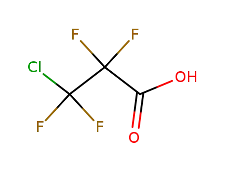 Molecular Structure of 661-82-5 (3-CHLOROTETRAFLUOROPROPIONIC ACID)