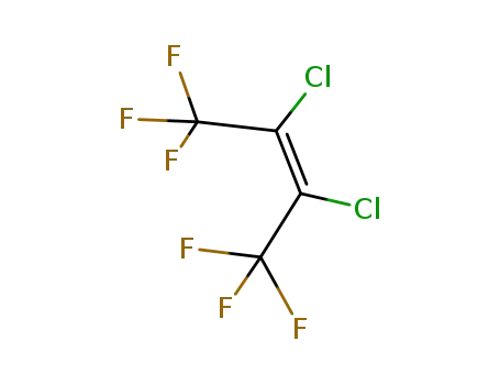 Molecular Structure of 2418-22-6 (2,3-Dichlorohexafluorobut-2-ene (E/Z isomer mixture))