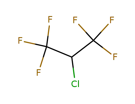 Molecular Structure of 431-87-8 (2-CHLORO-1,1,1,3,3,3-HEXAFLUOROPROPANE)