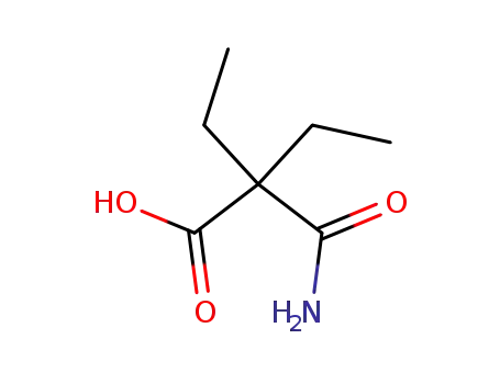 2-carbamoyl-2-ethyl-butanoic acid cas  4431-54-3