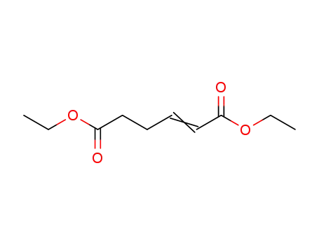 Molecular Structure of 21959-75-1 (2-Hexenedioic acid, diethyl ester)