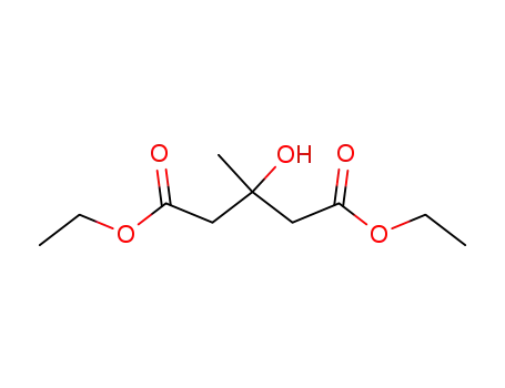 Molecular Structure of 73489-84-6 (diethyl 3-hydroxy-3-methylglutarate)