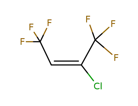 Molecular Structure of 7736-43-8 (2-Butene, 2-chloro-1,1,1,4,4,4-hexafluoro-, (E)-)
