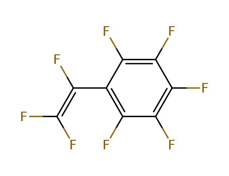 Molecular Structure of 652-23-3 (Octafluorostyrene)