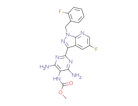 METHYL (4,6-DIAMINO-2-(5-FLUORO-1-(2-FLUOROBENZYL)-1H-PYRAZOLO[3,4-B]PYRIDIN-3-YL)PYRIMIDIN-5-YL)CARBAMATE