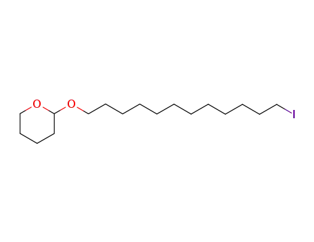 Molecular Structure of 55833-20-0 (2H-Pyran, tetrahydro-2-[(12-iodododecyl)oxy]-)
