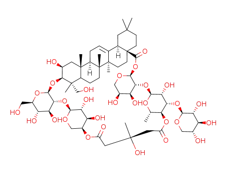 Molecular Structure of 102040-03-9 (Tubeimoside A)