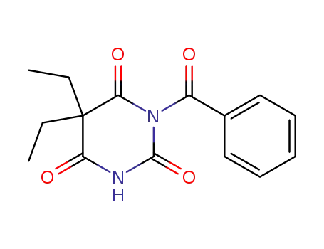 Molecular Structure of 736-78-7 (5,5-diethyl-1-(phenylcarbonyl)pyrimidine-2,4,6(1H,3H,5H)-trione)