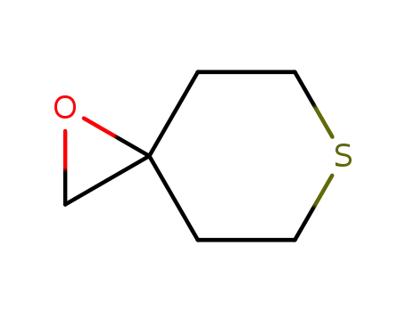 Molecular Structure of 185-73-9 (1-Oxa-6-thiaspiro[2.5]octane)