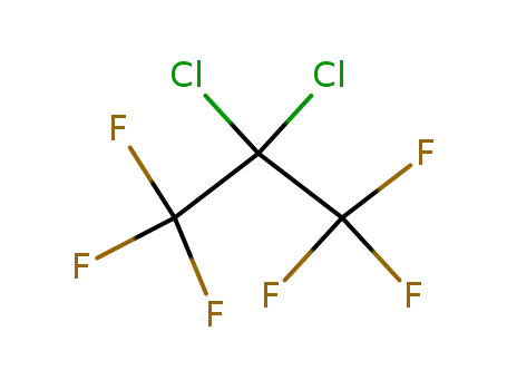 Molecular Structure of 1652-80-8 (2,2-dichloro-1,1,1,3,3,3-hexafluoropropane)