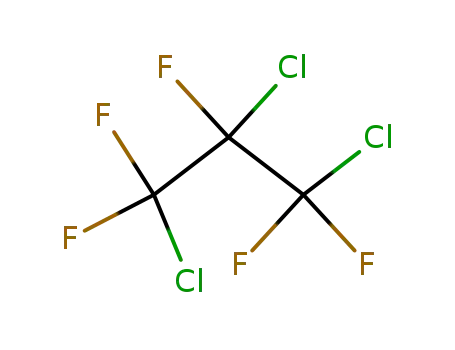 Molecular Structure of 76-17-5 (1,2,3-TRICHLOROPENTAFLUOROPROPANE)