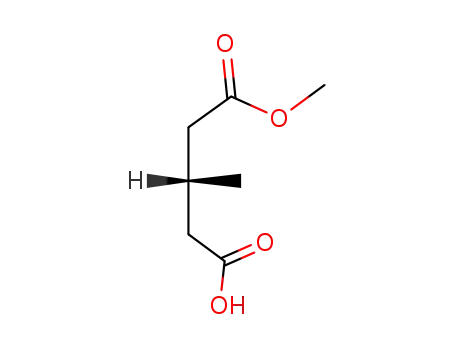 Molecular Structure of 63473-60-9 ((R)-1-METHYL HYDROGEN 3-METHYLGLUTARATE)