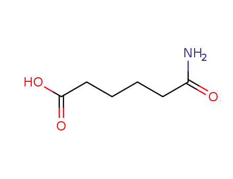Molecular Structure of 334-25-8 (6-AMINO-6-OXO-HEXANOIC ACID)