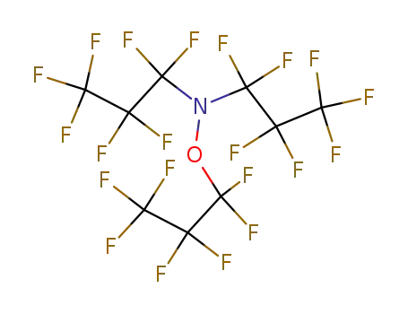 Molecular Structure of 6108-85-6 (1-Propanamine,
1,1,2,2,3,3,3-heptafluoro-N-(heptafluoropropoxy)-N-(heptafluoropropyl)-)