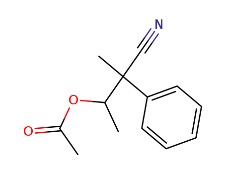 Benzeneacetonitrile, a-[1-(acetyloxy)ethyl]-a-methyl-