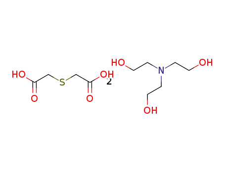 2-(2-oxido-2-oxoethyl)sulfanylacetate; tris(2-hydroxyethyl)azanium