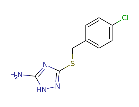 3-[(4-Chlorobenzyl)sulfanyl]-1H-1,2,4-triazol-5-ylamine