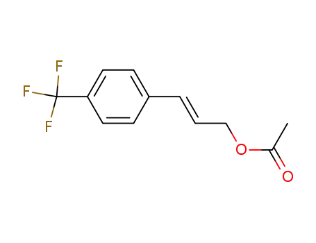 2-Propen-1-ol, 3-[4-(trifluoromethyl)phenyl]-, acetate, (2E)-