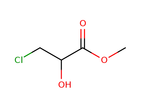 Molecular Structure of 32777-04-1 (Propanoic acid, 3-chloro-2-hydroxy-, methyl ester)