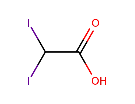 Molecular Structure of 598-89-0 (diiodoacetic acid)