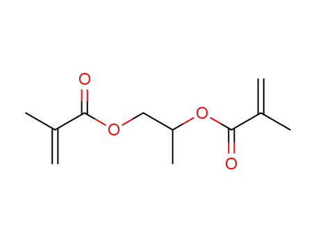 Molecular Structure of 7559-82-2 (1,2-PROPANEDIOL DIMETHACRYLATE)