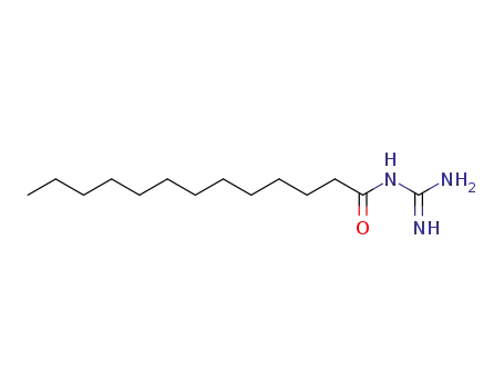 Molecular Structure of 77440-11-0 (Tridecanamide, N-(aminoiminomethyl)-)