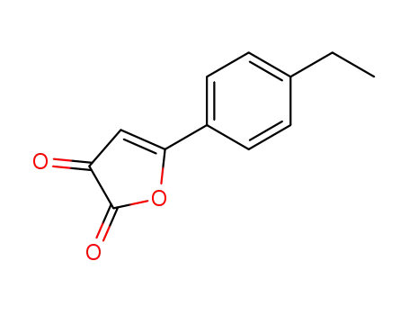 Molecular Structure of 132680-91-2 (2,3-Furandione, 5-(4-ethylphenyl)-)