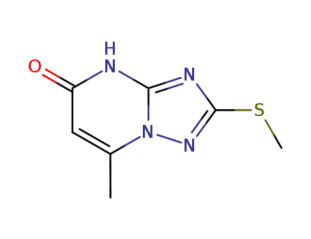 [1,2,4]Triazolo[1,5-a]pyrimidin-5(4H)-one, 7-methyl-2-(methylthio)-