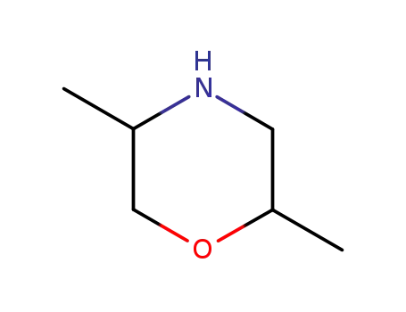 Molecular Structure of 106-56-9 (Morpholine, 2,5-dimethyl-)