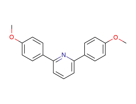 Molecular Structure of 21172-80-5 (Pyridine, 2,6-bis(4-methoxyphenyl)-)