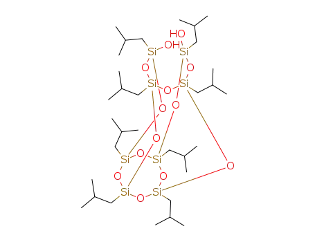 Molecular Structure of 307531-90-4 (1 3 5 7 9 11-OCTAISOBUTYLTETRACYCLO)