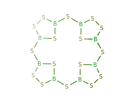 Molecular Structure of 73825-17-9 (2,4,5,7,9,10,12,14,15,17,19,20,21,22,23,24-hexadecathia-1,3,6,8,11,13,16,18-octaborapentacyclo[16.2.1.1~3,6~.1~8,11~.1~13,16~]tetracosane)