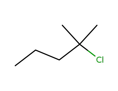 Molecular Structure of 4325-48-8 (2-Chloro-2-methylpentane)
