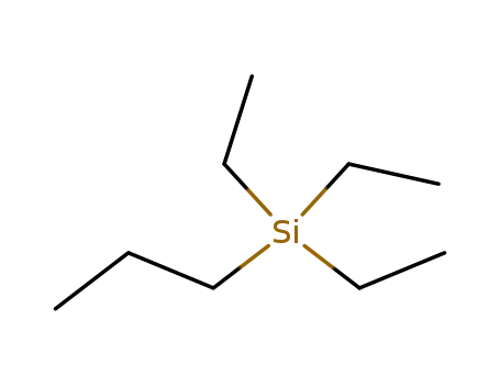 Molecular Structure of 994-44-5 (triethyl(propyl)silane)