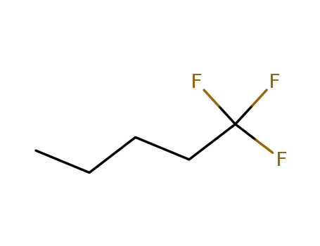 Molecular Structure of 406-82-6 (1,1,1-Trifluoropentane)