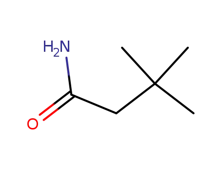 Molecular Structure of 926-04-5 (3,3-dimethylbutanamide)