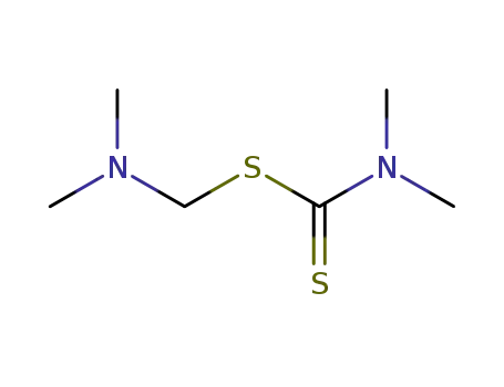 Molecular Structure of 51-82-1 (dimethylaminomethyl dimethyldithiocarbamate)