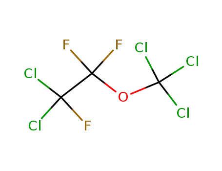 Molecular Structure of 428-73-9 (Ethane, 1,1-dichloro-1,2,2-trifluoro-2-(trichloromethoxy)-)