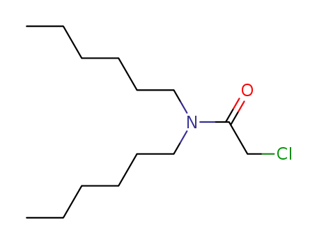 Molecular Structure of 32322-39-7 (Acetamide, 2-chloro-N,N-dihexyl-)